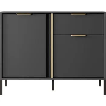 Komoda LARS a | komoda 103 2DS | 103,3 cm | antracit