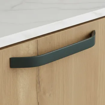 Nábytkové kování Interex design Úchytka ZANAR / Pastelově zelená 96 mm