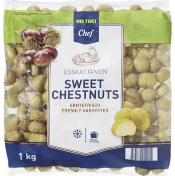 Přisada na vaření a pečení METRO Chef Mražené jedlé kaštany 1 kg