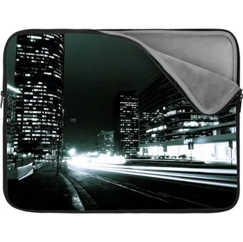 pouzdro na notebook Sablio Obal na notebook Noční ulice - 17"