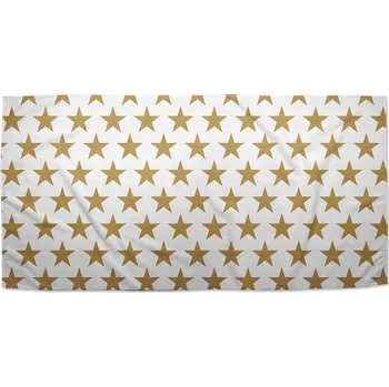 Ručník Sablio Ručník Zlaté hvězdy - 70x140 cm