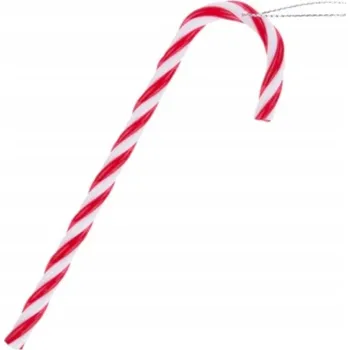 Vánoční dekorace Cukrové hůlky na vánoční stromeček vánoční baňky na stromeček - Závěsné dekorace 3ks