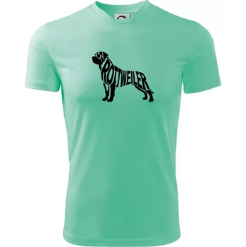 Pánské tričko Rotvajler - Pánské triko Fantasy sportovní (dresovina) - 3XL ( Mátová )