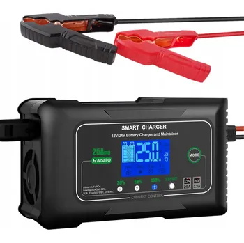 Nabíječka autobaterie AUTOMATICKÁ CHYTRÁ NABÍJEČKA AKUMULÁTORŮ 12V 25A / 24V 13A