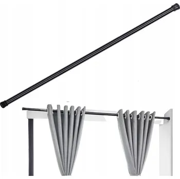 Tyč na sprchový závěs Rozpěrná sprchová tyč Gold start 70-120 x 25 mm černá