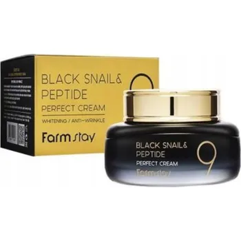 Pleťový krém Pleťový krém proti stárnutí Farmstay Black Snail & Peptide9 denní a noční 55 ml