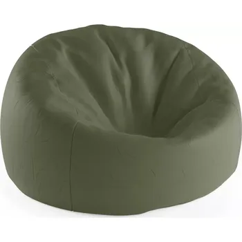 Sedací pytel Sablio Sedací vak Cocoon Vojenská zelená - 115 x 75 cm x 45 cm