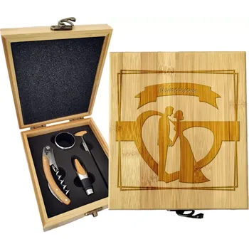 Víno Sablio Dárková sada na víno Blahopřejeme: 147×168×49 mm