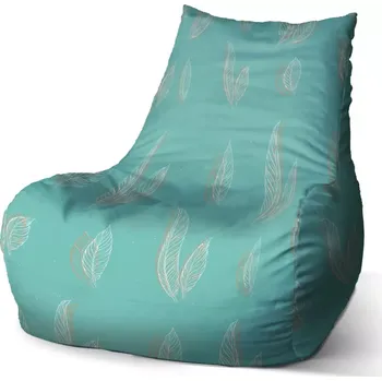 Sedací pytel Sablio Sedací vak Bean Peříčka - 100 x 90 x 45 cm