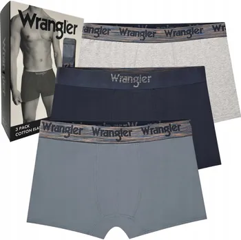 Podprsenka Wrangler Montel elastické pánské boxerky bavlněné slipy 3 kusy S
