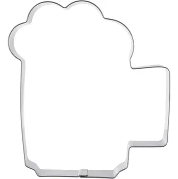 Vykrajovátko Nerezové vykrajovátko na sušenky – pivní korbel 10,5 cm