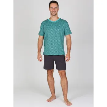 Pánské pyžamo EVONA a.s. Pánské krátké pyžamo P ENZO Velikost: XL