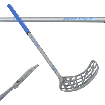 Florbalová hůl FAT PIPE NITRO 27 GREY CTRL LTD. Strana: pravá, Délka: 101 cm (vč. čepele 111 cm)