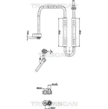 Vedení klimatizace Vysokotlaké / nízkotlaké vedení, klimatizace TRISCAN 9010 29038