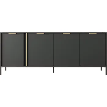 Komoda LARS a | komoda 203 4D | 202,9 cm | antracit