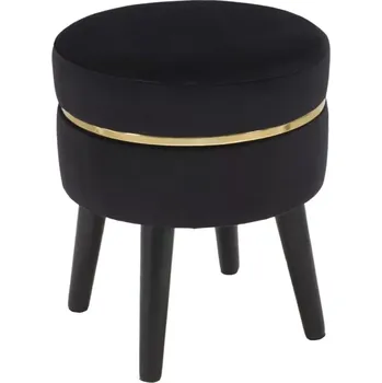 Taburet Taburet PARIS 35 cm černý