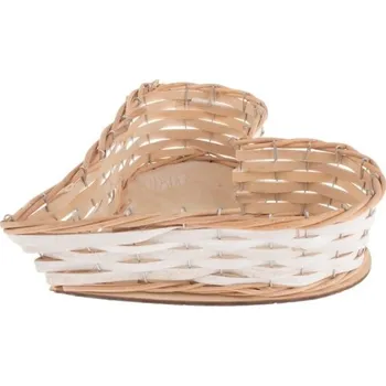 Casa de Engel Proutěné květináče - srdce - Sada 2ks 0