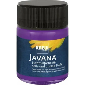 Speciální výtvarná barva Kreul Javana Barva na látky Violet 50 ml 1 ks