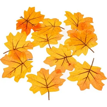 Casa de Engel Podzimní dekorační listy (papír/plast) - sada 12ks 240/720