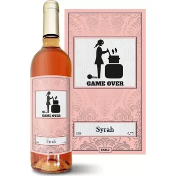 Víno Sablio Růžové víno Game over 2: 0,75 l