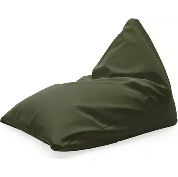 Sedací pytel Sablio Sedací vak Triangl Olivově zelená: 120 x 100 x 100 cm