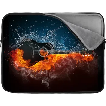 pouzdro na notebook Sablio Obal na notebook Ohnivá kytara - 15,6"