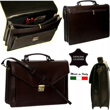 Pánská aktovka Aktovka z pravé kůže - unisex