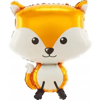 Balónek Id_4053 FÓLIOVÝ BALÓNEK VELKÝ LIŠÁK LIŠKA 68 x 49 cm LESNÍ LES BALÓNKY NAROZENINY