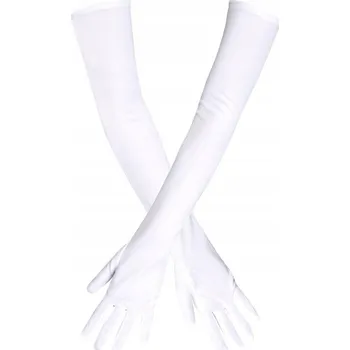 Rukavice Boland bílé pětprsté rukavice ve stylu 20., 30. a 40. let