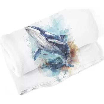 deka Sablio Deka Akvarelová velryba - 150x120 cm