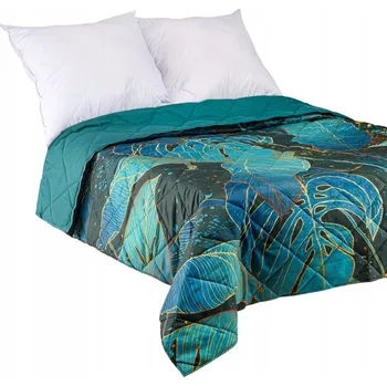 Prostěradlo Narzuta Polskie Tkaniny mikrovlákno 220 cm x 240 cm zelený