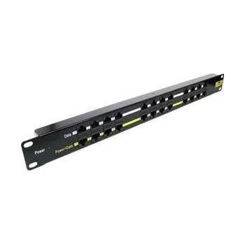 Patch panel OEM POE-PAN12, 12-portový pasivní POE panel