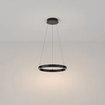 Maytoni Kvalitní svěšené kružnicové svítidlo Rim Barva: Černá, Teplota chromatičnosti: 3000 Kelvinů, Průměr: 400 mm MOD058PL-L22B3K Kvalitní svěšené kružnicové svítidlo Rim