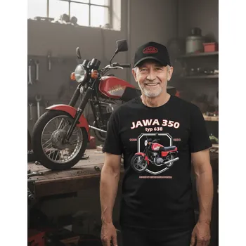 Pánské tričko STRIKER Tričko Jawa 350/638 new Barva: Černá, Velikost: XXL