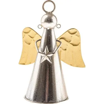 Casa de Engel Kovový anděl s hvězdou 24 cm