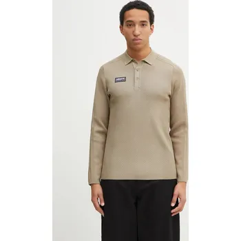 Pánské tričko Tričko s dlouhým rukávem adidas Originals Ravensworth P, M, béžová, 80X