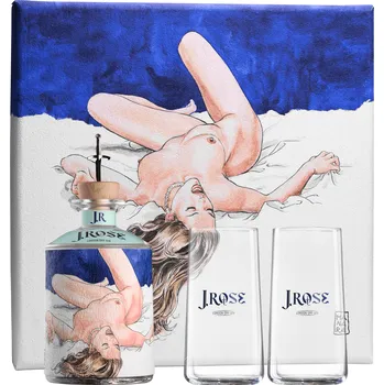 Gin J.Rose No.3 Box se 2 sklenicemi 43% 0,7l (darčekové balenie 2 poháre)