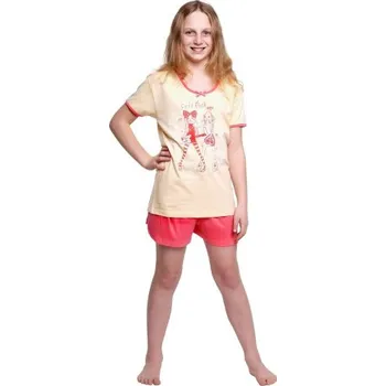 Calvi Dívčí krátké pyžamo 23-023 Velikost: 150