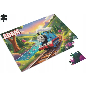 Obraz PUZZLE Personalizované TOMEK A PŘÁTELÉ VLÁČEK Dárek 252 KUSŮ A3 #2