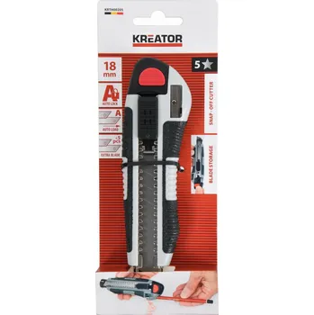 Ruční nářadí KRTH00205 - Odlamovací nůž 18 mm včetně ořezávátka na tužky