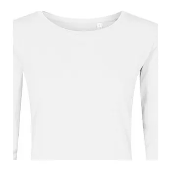 Dámské tričko X.O by Promodoro Lehké elastické dámské tričko z česané bavlny s dlouhým rukávem Barva: Bílá, Velikost: XL XO1565