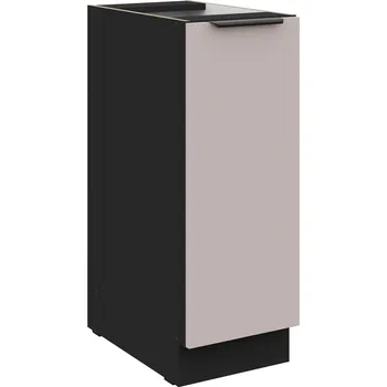 Kuchyňská linka Dolní skřínka ARONA - 30 D CARGO BB, Černá mat/Kašmír