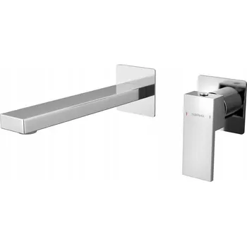 Vodovodní baterie Umyvadlová baterie pod omítku Sapho CUBEMIX stříbrná