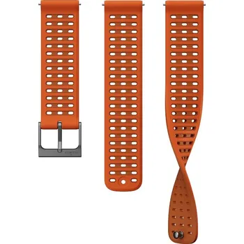 Řemínek na hodinky Řemínek Athletic 9 Silicone Arctic Gray S+M pro Vertical 2 Canyon orange