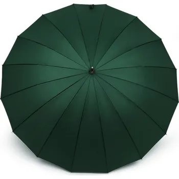 Deštník Dámský vystřelovací deštník, velké, 16 zelená tmavá