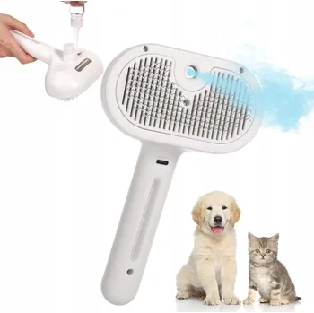 Kartáč pro zvířata SAMOČISTICÍ PARNÍ KARTÁČ PRO PSY - ELEKTRICKÝ PRO PÉČI O SRST