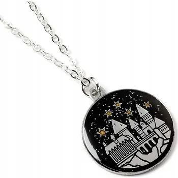 Náhrdelník Řetízek Harry Potter Hogwarts v noci náhrdelník postříbřený Dárek pro ni