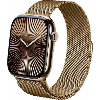 Řemínek na hodinky Crong Milano Steel Řemínek pro Apple Watch 42/44 mm stříbrný