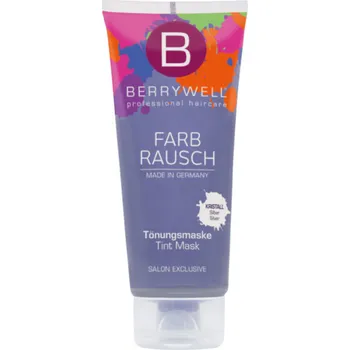 Berrywell barevná maska na vlasy Farb Rausch Tint Mask KRISTALL 201 ml