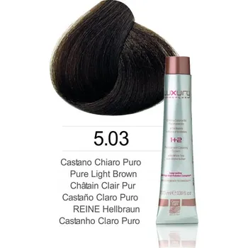 Barva na vlasy Green Light barva na vlasy Luxury 5.03 100 ml